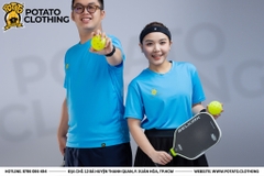 Đồng Phục Happy Pickleball Xanh Dương