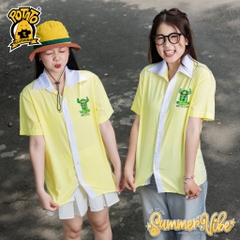 BST Áo lớp sơ mi Summer Vibe Vàng