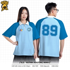 Áo lớp zippy polo 6.5 - Huỳnh Khương Ninh