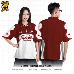 ÁO LỚP POLO ZIPPY CREW 12A16 - HOÀNG HOA THÁM