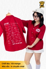 Áo lớp sơ mi 10A1 Lê Quý Đôn
