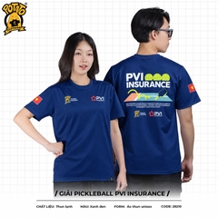 Đồng phục áo thun Giải Pickleball PVI INSURANCE