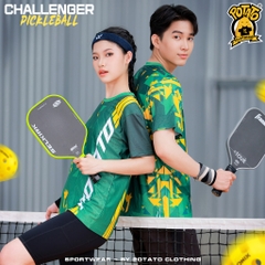 BST Đồng phục Pickleball Challenger xanh lá