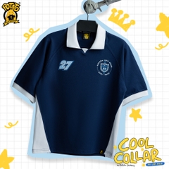 BST Áo polo Cool Collar xanh dương