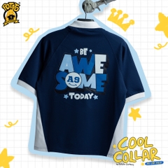 BST Áo polo Cool Collar xanh dương