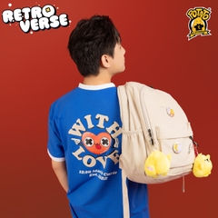 ÁO LỚP CỔ TRÒN RETROVERSE - XANH DƯƠNG