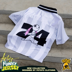 Áo lớp bóng bầu dục Funky Jersey - Xám