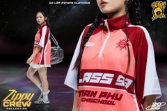 Áo lớp polo Zippy Crew Class 93 - Hồng