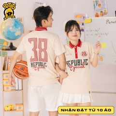 Áo lớp polo Classmark - Kem