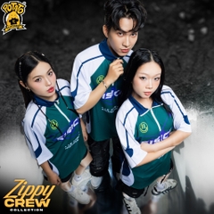 Áo lớp polo Zippy Crew Eisick - Xanh lá