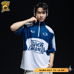Áo lớp polo Zippy Crew Game Changer - Xanh dương