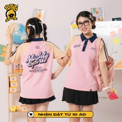 Áo lớp polo Classmark - Hồng