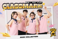 Áo lớp polo Classmark - Hồng