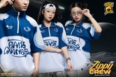 Áo lớp polo Zippy Crew Game Changer - Xanh dương