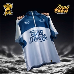 Áo lớp polo Zippy Crew Game Changer - Xanh dương