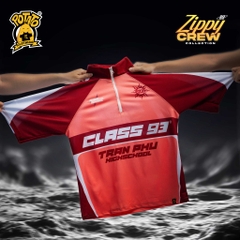 Áo lớp polo Zippy Crew Class 93 - Hồng