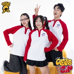 BST ÁO LỚP CLASSZIP TRẮNG ĐỎ