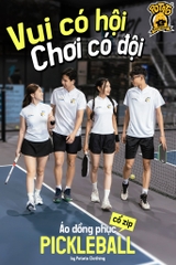 BST Đồng phục Pickleball Sporty Zip Trắng