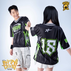 BST ÁO LỚP BÓNG BẦU DỤC INFINI-TEEN ĐEN