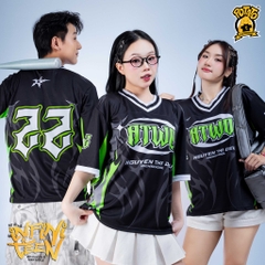 BST ÁO LỚP BÓNG BẦU DỤC INFINI-TEEN ĐEN