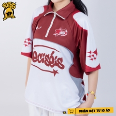 ÁO LỚP POLO ZIPPY CREW 12A16 - HOÀNG HOA THÁM