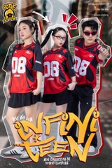 BST ÁO LỚP BÓNG BẦU DỤC INFINI-TEEN ĐỎ