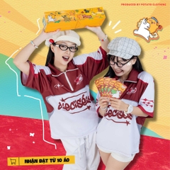 ÁO LỚP POLO ZIPPY CREW 12A16 - HOÀNG HOA THÁM