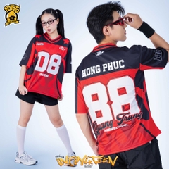 BST ÁO LỚP BÓNG BẦU DỤC INFINI-TEEN ĐỎ