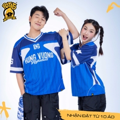 BST ÁO LỚP BÓNG BẦU DỤC INFINI-TEEN XANH DƯƠNG