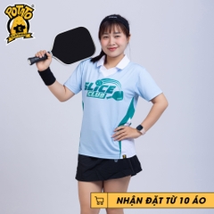 Đồng phục polo Slice Club - Pickleball xanh dương