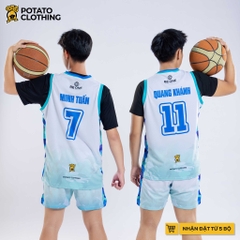 BST BÓNG RỔ ÉP NHIỆT TRẮNG