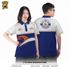 15 Năm Badminton - Trắng xanh dương