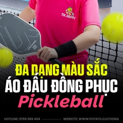 Đồng Phục Happy Pickleball Xanh Dương