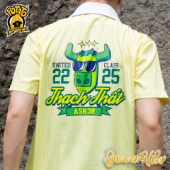 BST Áo lớp sơ mi Summer Vibe Vàng
