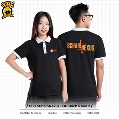 Đồng phục polo CLB SChainNexus - ĐH Bách Khoa đen