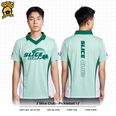 Đồng phục polo Slice Club - Pickleball xanh lá