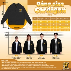 Áo lớp cardigan 12A2 xanh