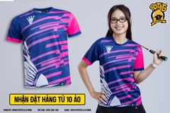Đồng phục áo thun Thích Minton Tím