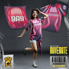 BST Áo lớp MOVEMATE Hồng