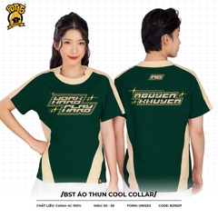 BST Áo thun Cool Collar xanh lá