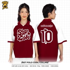 BST Áo polo Cool Collar đỏ