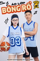 Áo lớp bóng rổ 8.7 - Song Ngữ Á Châu