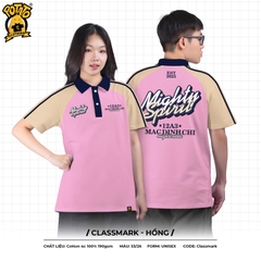 Áo lớp polo Classmark - Hồng