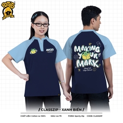 BST ÁO LỚP CLASSZIP XANH DƯƠNG