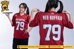 Đồng phục bóng bầu dục Red Buffalo Sport Bar Đỏ