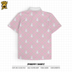 PREPPY SHIRT THỎ HỒNG
