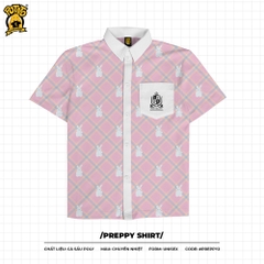 PREPPY SHIRT THỎ HỒNG