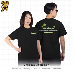 Đồng phục áo thun F&B Rau Má Chị Ba