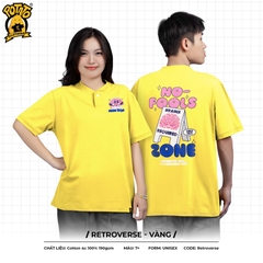 ÁO LỚP CỔ TRÒN RETROVERSE - VÀNG