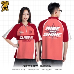 Áo lớp polo Zippy Crew Class 93 - Hồng